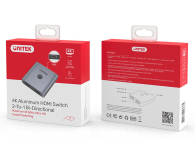 UNITEK Dwukierunkowy Switch HDMI 2.0 4K V1127A - 687021 - zdjęcie 2